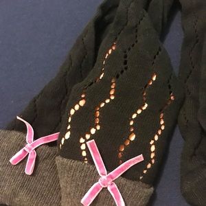 NWOT Thigh-Hi Vintage Patterned Socks
